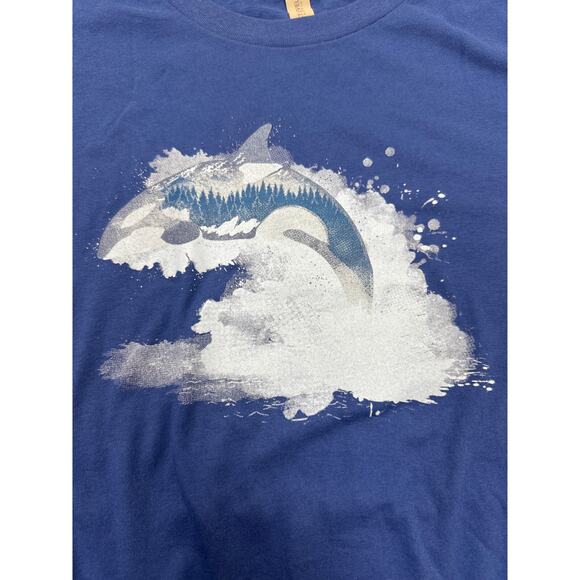 Endangered Species Coalition Orca Shirt Long Sleeve Large - Picture 1 of 5